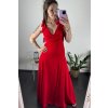 Šaty na ramínka elegantní dámské (S/M ONE SIZE) ITALSKÁ MÓDA IMWAA24002/DUR (Velikost S/M/L, Barva béžová smetanová)
