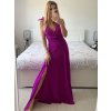 Šaty na ramínka elegantní dámské (S/M ONE SIZE) ITALSKÁ MÓDA IMWAA24002/DUR (Velikost S/M/L, Barva béžová smetanová)