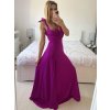 Šaty na ramínka elegantní dámské (S/M ONE SIZE) ITALSKÁ MÓDA IMWAA24002/DUR (Velikost S/M/L, Barva béžová smetanová)