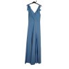 Šaty na ramínka elegantní dámské (S/M ONE SIZE) ITALSKÁ MÓDA IMWAA24002/DUR (Velikost S/M/L, Barva béžová smetanová)