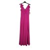 Šaty na ramínka elegantní dámské (S/M ONE SIZE) ITALSKÁ MÓDA IMWAA24002/DUR (Velikost S/M/L, Barva béžová smetanová)