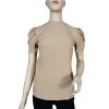 Tričko krátký rukáv dámské STELA (S/M/L ONE SIZE) ITALSKÁ MÓDA IMM23HF12989/DUR (Velikost S/M/L, Barva bílá)
