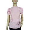 Tričko krátký rukáv dámské STELA (S/M/L ONE SIZE) ITALSKÁ MÓDA IMM23HF12989/DUR (Velikost S/M/L, Barva bílá)