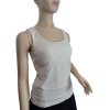 Tílko na ramínka dámské (S/M, M/L  SIZE) ITALSKá MóDA IMM24M25368/DUR (Velikost M/L, Barva Černá)