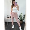 Tílko na ramínka dámské (S/M, M/L  SIZE) ITALSKá MóDA IMM24M25368/DUR (Velikost M/L, Barva Černá)