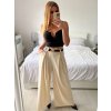 Kalhoty dlouhé s páskem dámské (S/M/L ONE SIZE) ITALSKÁ MÓDA IMWD24001/DU