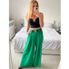 Kalhoty dlouhé s páskem dámské (S/M/L ONE SIZE) ITALSKÁ MÓDA IMWD24001/DU