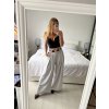 Kalhoty dlouhé s páskem dámské (S/M/L ONE SIZE) ITALSKÁ MÓDA IMWD24001/DU