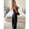 Sukně satén dlouhá dámská (S/M ONE SIZE) ITALSKá MODA IM323017/DU (Velikost S/M/L, Barva béžová smetanová)