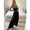 Kalhoty dlouhé oversize elegantní s páskem dámské (S/M/L ONE SIZE) ITALSKá MODA IM3244008/DU (Velikost M/L, Barva béžová)
