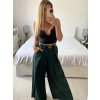 Kalhoty dlouhé oversize elegantní s páskem dámské (S/M/L ONE SIZE) ITALSKá MODA IM3244008/DU (Velikost M/L, Barva béžová)