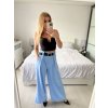 Kalhoty dlouhé s páskem dámské (S/M ONE SIZE) ITALSKÁ MÓDA IMWAD24026/DU