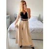 Kalhoty dlouhé s páskem dámské (S/M ONE SIZE) ITALSKÁ MÓDA IMWAD24026/DU