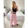 Kalhoty dlouhé s páskem dámské (S/M ONE SIZE) ITALSKÁ MÓDA IMWAD24026/DU