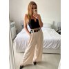 Kalhoty dlouhé s páskem dámské (S/M ONE SIZE) ITALSKÁ MÓDA IMWAD24026/DU