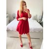 Šaty košilové s páskem dlouhý rukáv dámské (S/M ONE SIZE) ITALSKÁ MÓDA IMWGS234669/DU (Velikost S/M/L, Barva béžová)