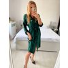 Šaty košilové dlouhý rukáv dámské (S/M ONE SIZE) ITALSKÁ MÓDA IMWGB233769/DU (Velikost S/M/L, Barva Černá)