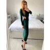 Šaty dlouhé dlouhý rukáv dámská (S/M ONE SIZE) ITALSKÁ MÓDA IMM23M2103/DU