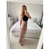 Sukně dlouhá dámská (S/M ONE SIZE) ITALSKÁ MÓDA IMPLP2495450085/DU (Velikost S/M/L, Barva Černo-bílá)