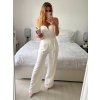 Kalhoty dlouhé elegantní dámské (S/M ONE SIZE) ITALSKÁ MÓDA IMPLP2437150090/DU