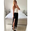 Sukně dlouhá dámská (S/M ONE SIZE) ITALSKÁ MÓDA IMWD24148/DU (Velikost S/M/L, Barva bílá)