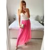 Sukně dlouhá dámská (S/M ONE SIZE) ITALSKÁ MÓDA IMWD24148/DU (Velikost S/M/L, Barva bílá)