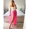 Sukně dlouhá dámská (S/M ONE SIZE) ITALSKÁ MÓDA IMWD24148/DU (Velikost S/M/L, Barva bílá)