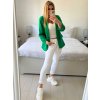 Sako elegantní dlouhý rukáv dámské (S/M ONE SIZE) ITALSKÁ MÓDA IMPLI228760/DU (Velikost S/M/L, Barva fialová)