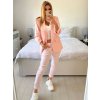 Sako elegantní dlouhý rukáv dámské (S/M ONE SIZE) ITALSKÁ MÓDA IMPLI228760/DU (Velikost S/M/L, Barva fialová)