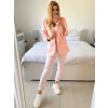 Sako elegantní dlouhý rukáv dámské (S/M ONE SIZE) ITALSKÁ MÓDA IMPLI228760/DU (Velikost S/M/L, Barva fialová)