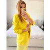 Sako elegantní dlouhý rukáv dámské (S/M ONE SIZE) ITALSKÁ MÓDA IMPLI228760/DU (Velikost S/M/L, Barva fialová)