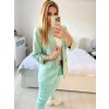 Sako elegantní dlouhý rukáv dámské (S/M ONE SIZE) ITALSKÁ MÓDA IMPLI228760/DU (Velikost S/M/L, Barva fialová)