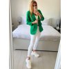 Sako elegantní dlouhý rukáv dámské (S/M ONE SIZE) ITALSKÁ MÓDA IMPLI228760/DU (Velikost S/M/L, Barva fialová)