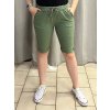 Kraťasy strečové šortky dámské (S/M/L ONE SIZE) ITALSKÁ MÓDA IMC24209/DU (Velikost S/M/L, Barva bílá)
