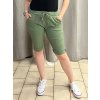 Kraťasy strečové šortky dámské (S/M/L ONE SIZE) ITALSKÁ MÓDA IMC24209/DU (Velikost S/M/L, Barva bílá)