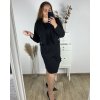 Komplet šaty a sako s dlouhým rukávem dámská (XL/2XL ONE SIZE) ITALSKÁ MÓDA IM424DIANA/DR