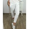 Kalhoty strečové dámské nadrozměr (2XL/3XL ONE SIZE) ITALSKÁ MODA IM424LILI/DR (Velikost 2XL/3XL, Barva bílá)