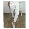 Kalhoty strečové dámské nadrozměr (2XL/3XL ONE SIZE) ITALSKÁ MODA IM424LILI/DR (Velikost 2XL/3XL, Barva bílá)