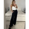 Kalhoty dlouhé letní dámské (S/M/L ONE SIZE) ITALSKÁ MÓDA IMM24M24200/DUR (Velikost M/L, Barva Černá)