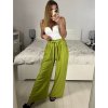 Kalhoty dlouhé letní dámské (S/M/L ONE SIZE) ITALSKÁ MÓDA IMM24M24200/DUR (Velikost M/L, Barva Černá)