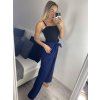 Kalhoty dlouhé letní dámské (S/M/L ONE SIZE) ITALSKÁ MÓDA IMM24M24200/DUR (Velikost M/L, Barva Černá)