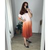 Šaty dlouhé oversize krátký rukáv dámské nadrozměr (42/44/46/48/50/5254/56/58 ONE SIZE) ITALSKÁ MÓDA IMWCA24087/DUR