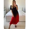 Šaty dlouhé oversize krátký rukáv dámské nadrozměr (42/44/46/48/50/5254/56/58 ONE SIZE) ITALSKÁ MÓDA IMWCA24087/DUR