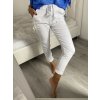 Kalhoty strečové dlouhé dámské (L/XL ONE SIZE) ITALSKá MóDA IMN23030/DU (Velikost L/XL, Barva bílá)