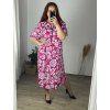 Šaty letní dlouhé krátkým rukávem dámské (M/L, XL/2XL)  B.LIFE MÓDA BLI246623/DR