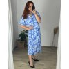 Šaty letní dlouhé krátkým rukávem dámské (M/L, XL/2XL)  B.LIFE MÓDA BLI246623/DR