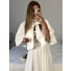 Bolérko flaušové dámské (S/M/L ONE SIZE) ITALSKÁ MÓDA IMHMS23084/DUR