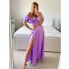 Souprava letní saténová top a sukně  dámská (S/M/L ONE SIZE) ITALSKÁ MÓDA IMWAS24002/DU (Velikost M/L, Barva béžová)