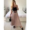 Sukně dlouhá skládaná s páskem dámská (S/M ONE SIZE) ITALSKÁ MÓDA IMWMY24110/DU