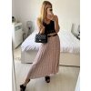 Sukně dlouhá skládaná s páskem dámská (S/M ONE SIZE) ITALSKÁ MÓDA IMWMY24110/DU